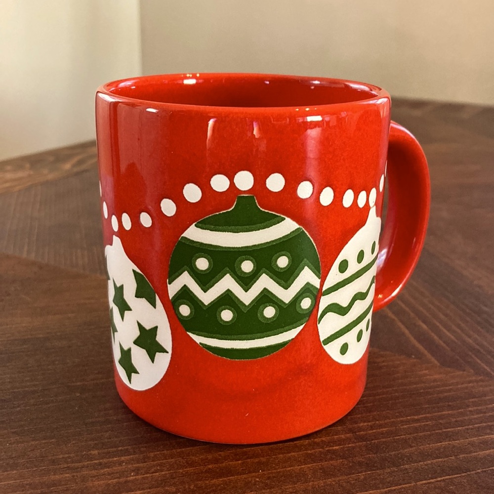 Red Christmas Waechtersbach Mug